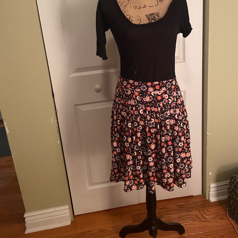 Kate Spade Floral Pattern Box Pleated Skirt
